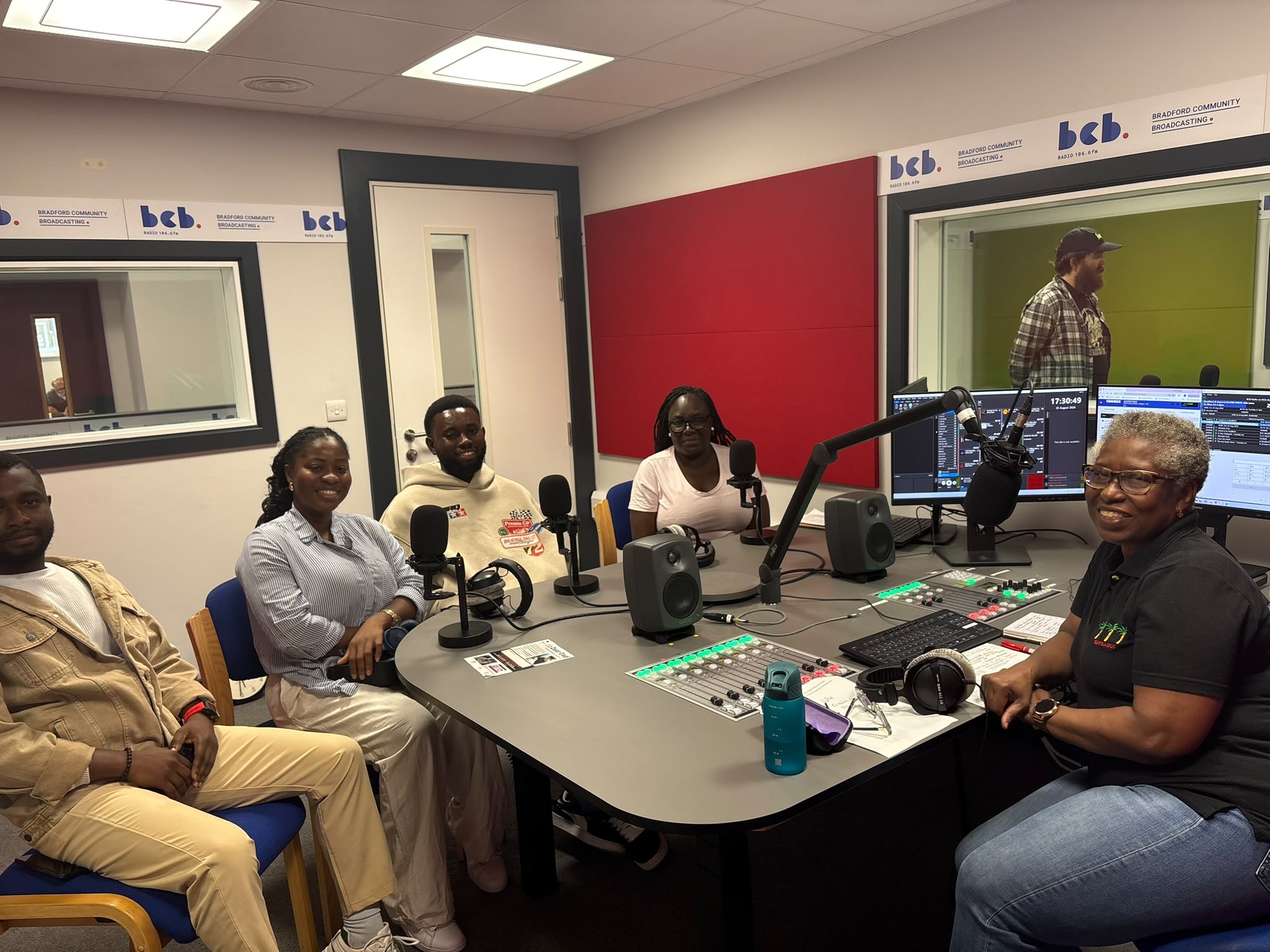 SHOFT team during a pre-summit interview at BCB Radio 106.6FM