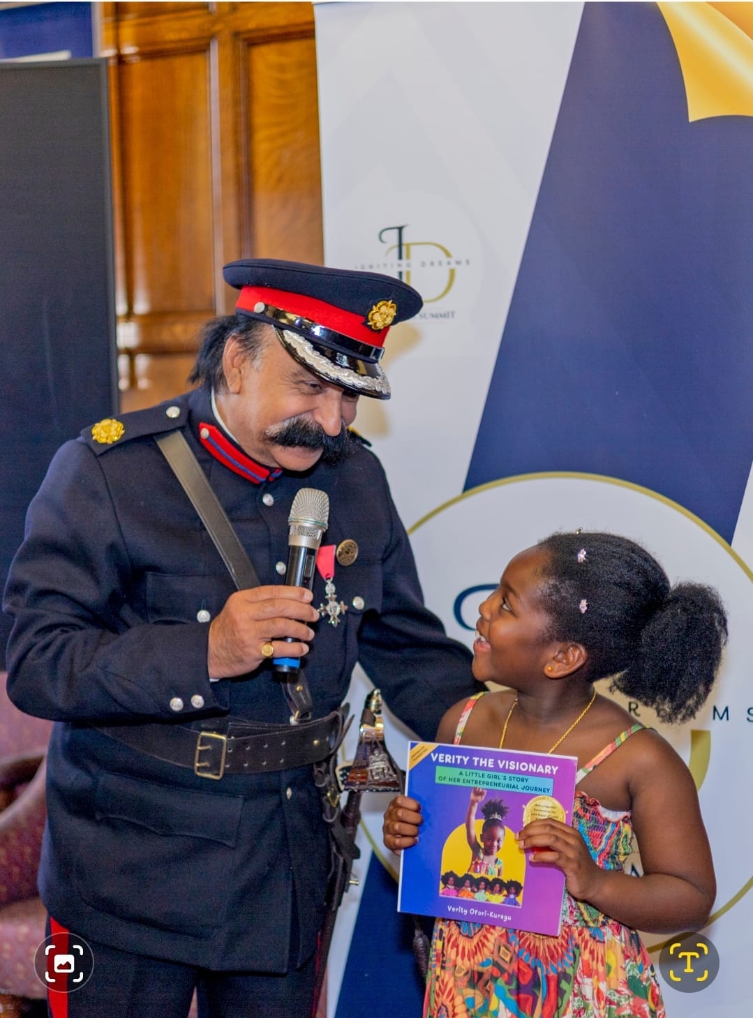 Young people participating in a community event