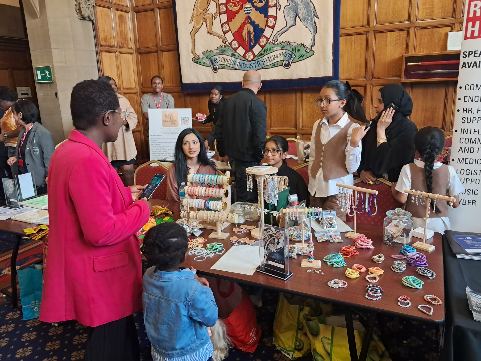 Community members celebrating together