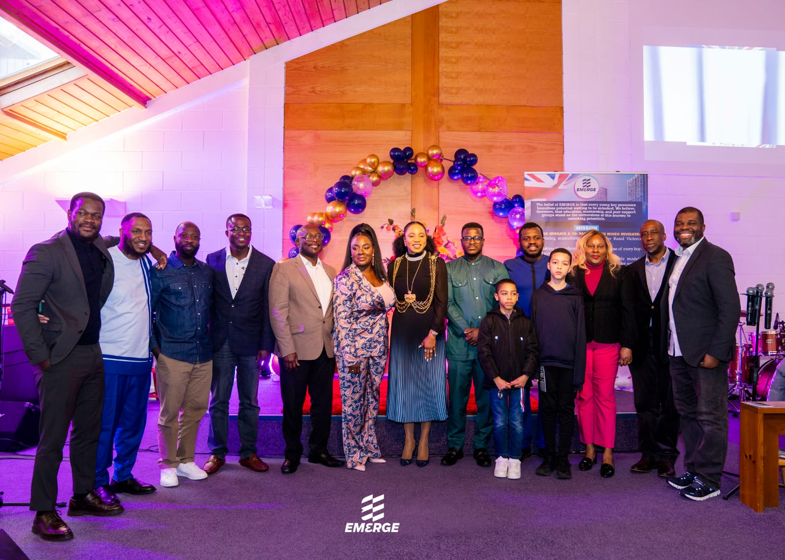 People connecting and celebrating at a SHOFT community event